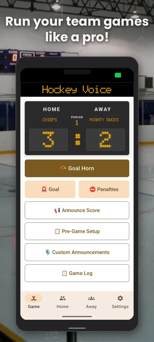Run your team games like a pro!